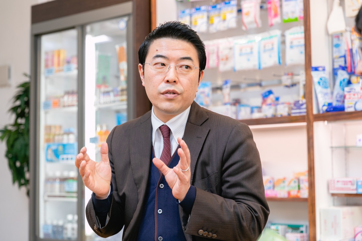 たむら薬局を運営する株式会社ファルマの田村憲胤代表